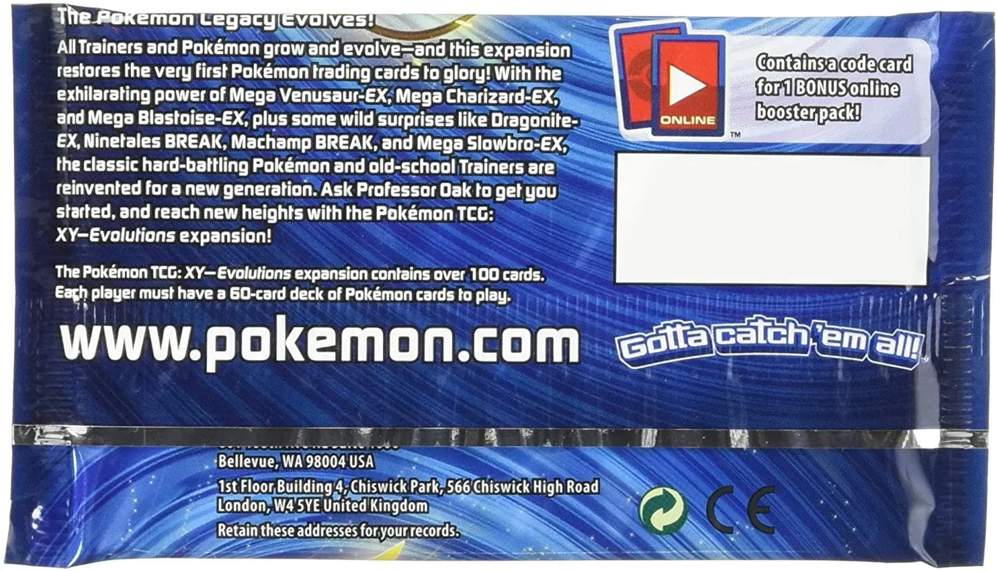 Pokémon TCG: XY: Evolutions - Booster Pack - Emmett's ToyStop