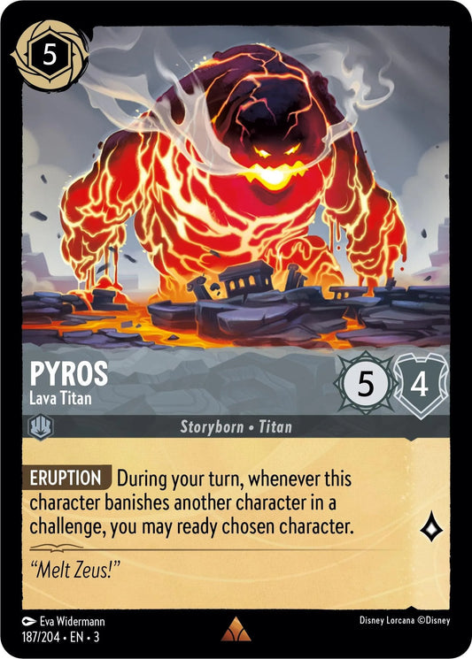 Pyros - Lava Titan (187/204) [Into the Inklands] - Emmett's ToyStop