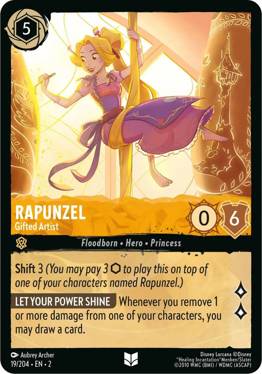 Rapunzel - Gifted Artist (19/204) [Rise of the Floodborn] - Emmett's ToyStop