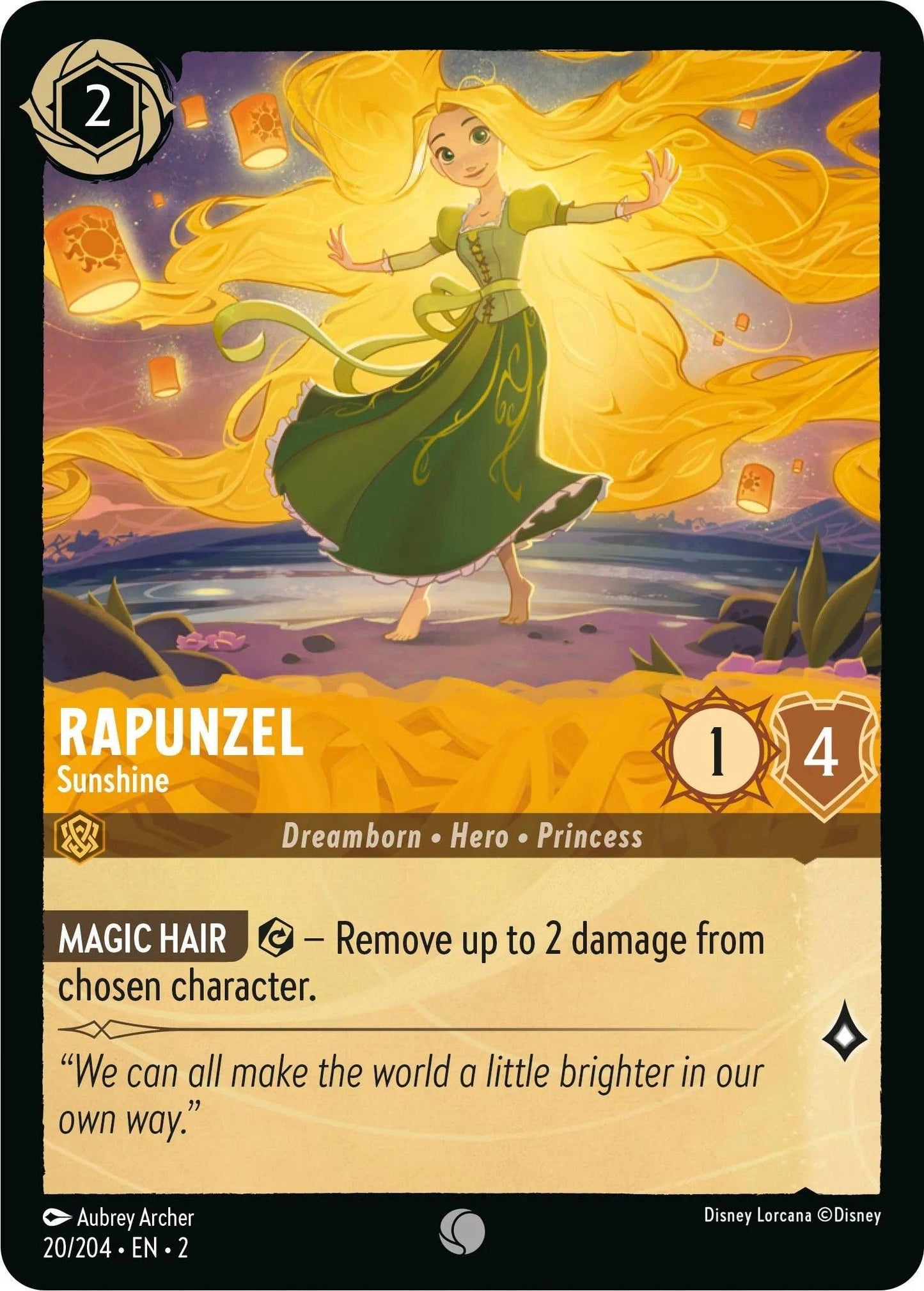 Rapunzel - Sunshine (20/204) [Rise of the Floodborn] - Emmett's ToyStop