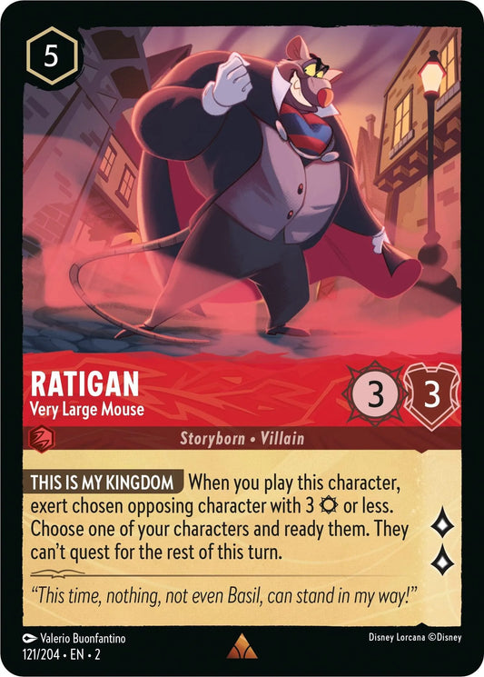 Ratigan - Very Large Mouse (121/204) [Rise of the Floodborn] - Emmett's ToyStop