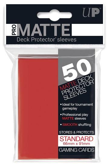 UP D-PRO PRO-MATTE RED 50CT - Emmett's ToyStop