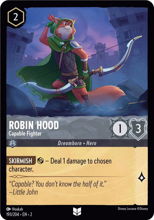 Robin Hood - Capable Fighter (193/204) [Rise of the Floodborn] - Emmett's ToyStop