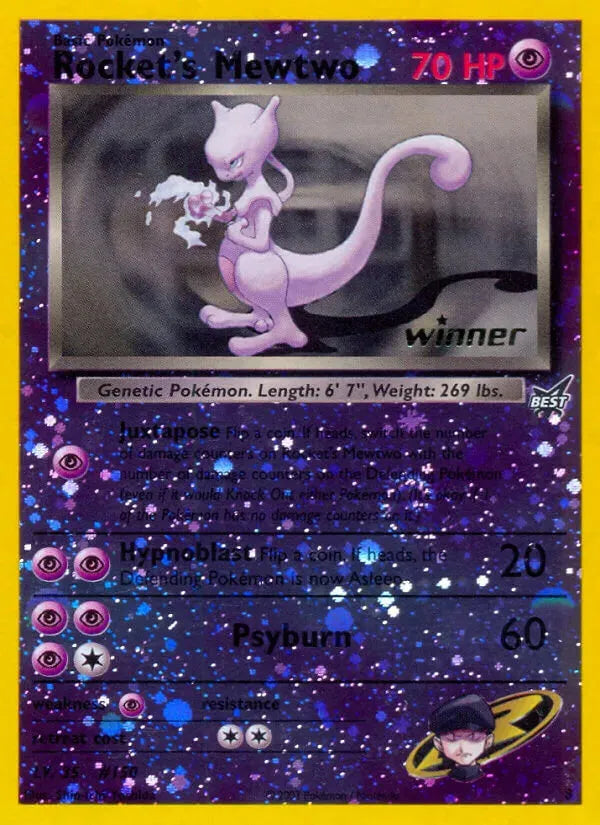 Rocket's Mewtwo (8) [Best of Promos] - Emmett's ToyStop