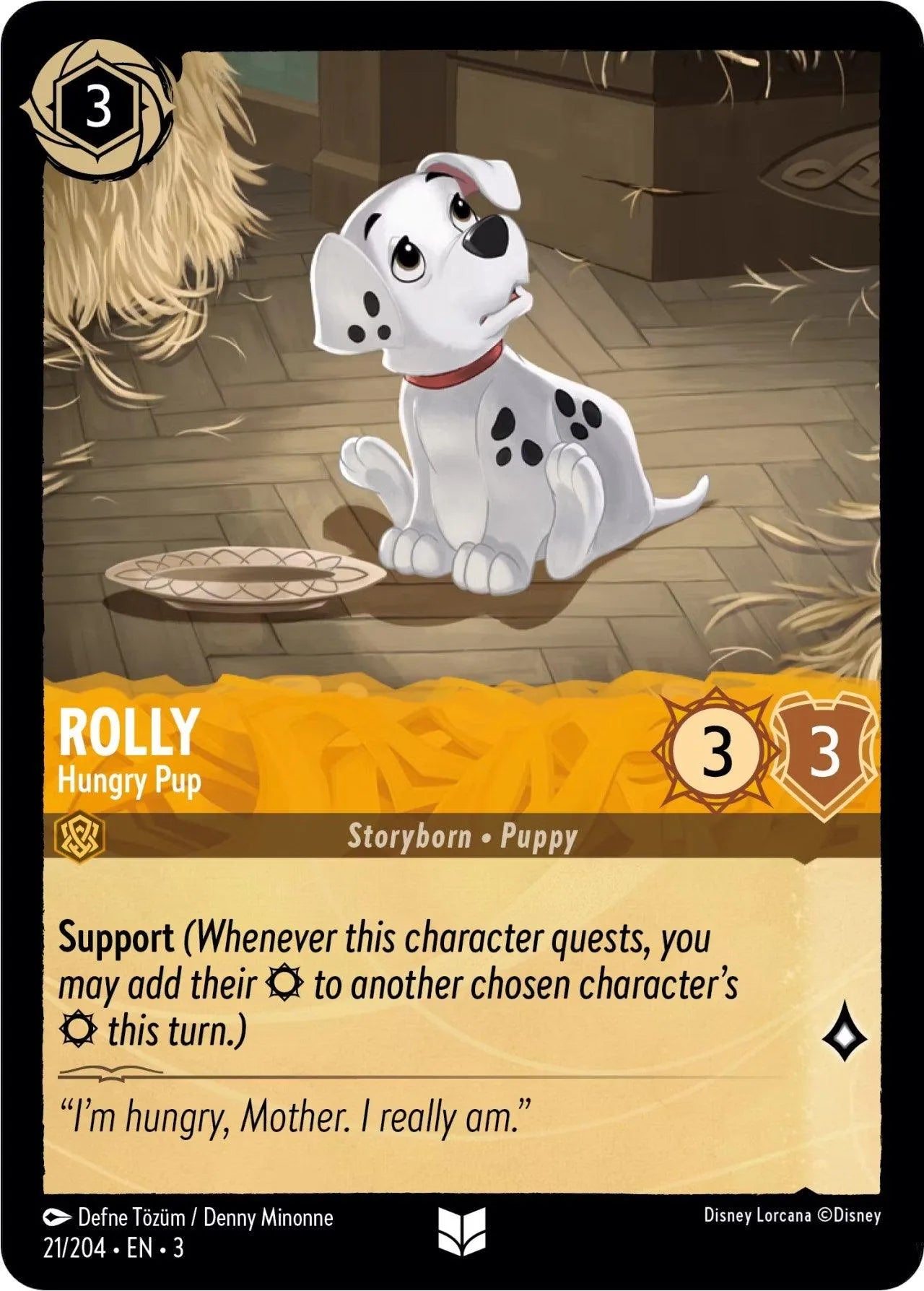 Rolly - Hungry Pup (21/204) [Into the Inklands] - Emmett's ToyStop