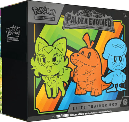 Scarlet & Violet: Paldea Evolved - Elite Trainer Box - Emmett's ToyStop