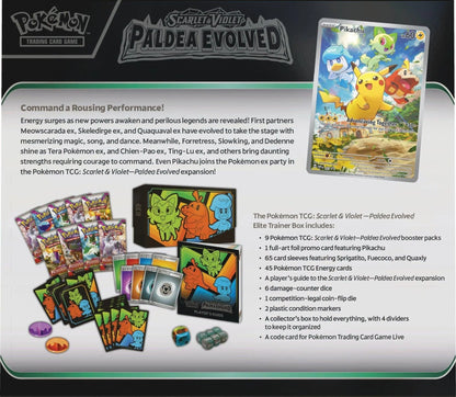 Scarlet & Violet: Paldea Evolved - Elite Trainer Box - Emmett's ToyStop