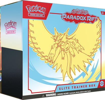 Scarlet & Violet: Paradox Rift - Elite Trainer Box (Roaring Moon) - Emmett's ToyStop