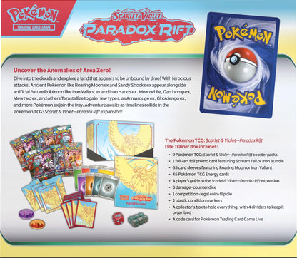 Scarlet & Violet: Paradox Rift - Elite Trainer Box (Roaring Moon) - Emmett's ToyStop