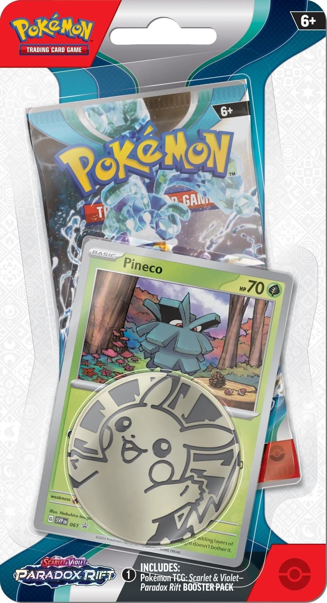 Scarlet & Violet: Paradox Rift - Single Pack Blister (Pineco) - Emmett's ToyStop