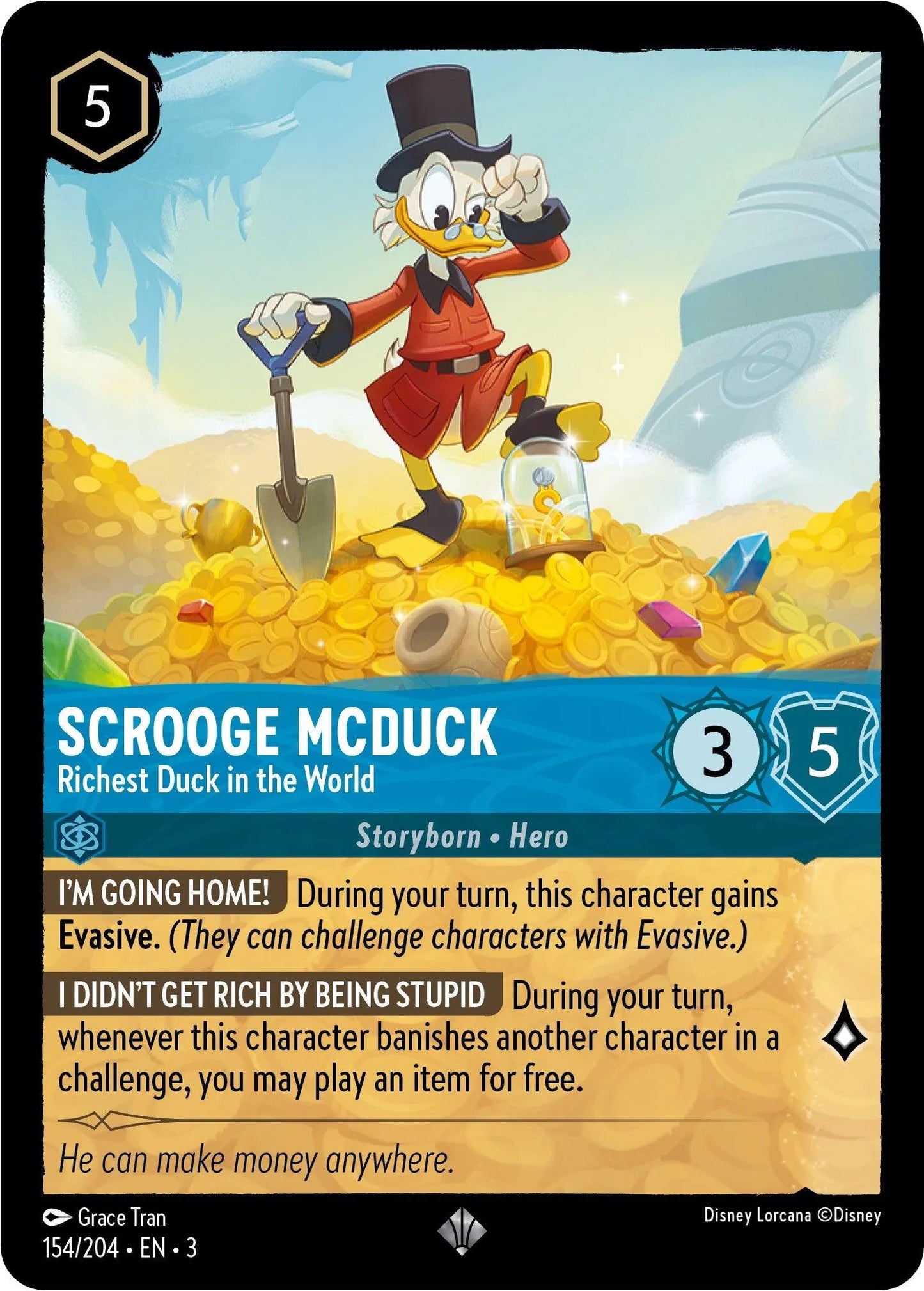 Scrooge McDuck - Richest Duck in the World (154/204) [Into the Inklands] - Emmett's ToyStop