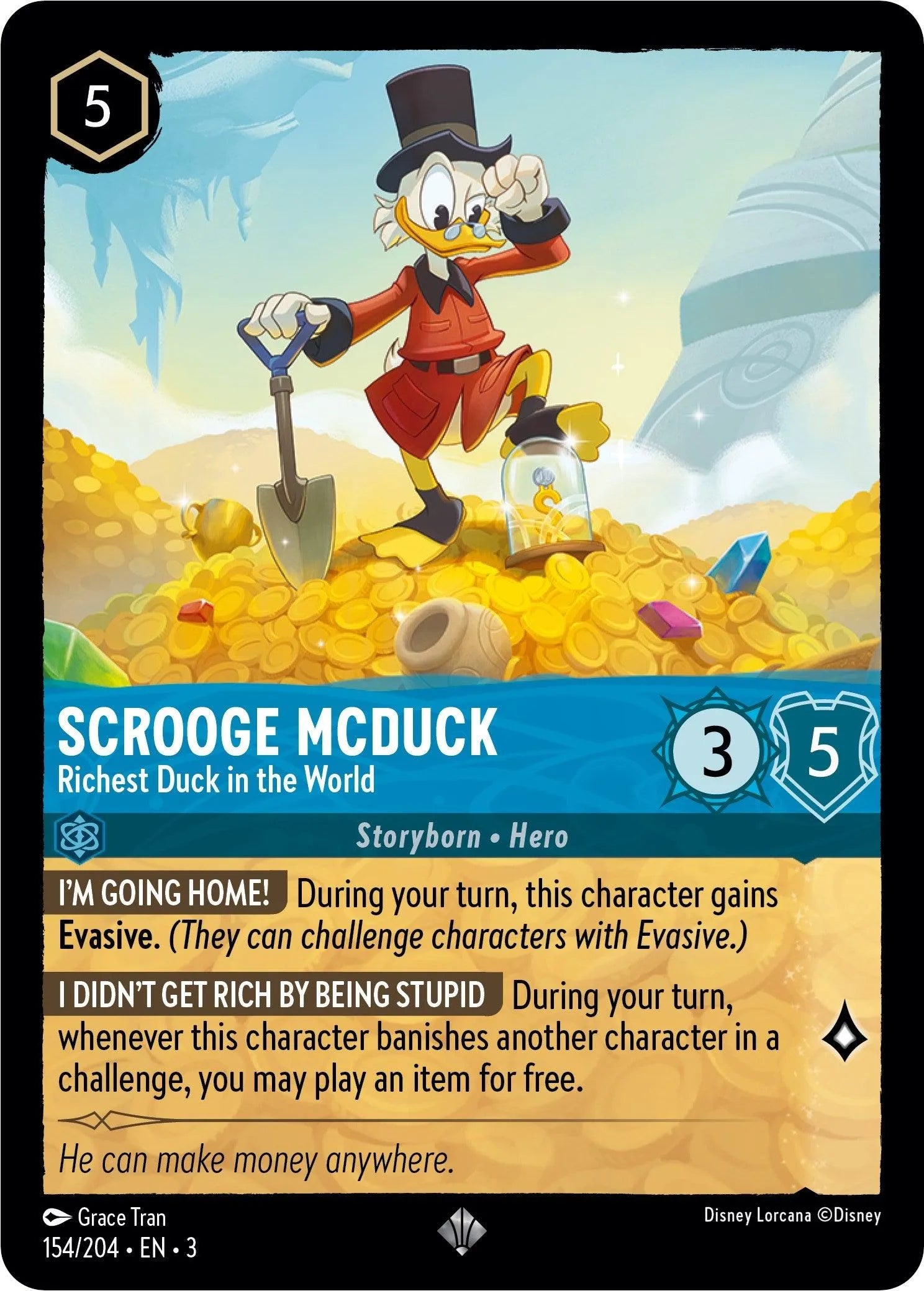 Scrooge McDuck - Richest Duck in the World (154/204) [Into the Inklands] - Emmett's ToyStop