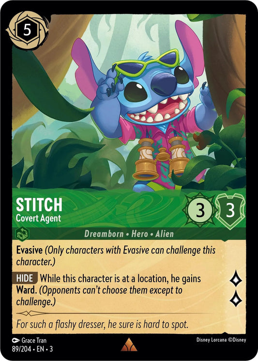 Stitch - Covert Agent (89//204) [Into the Inklands] - Emmett's ToyStop