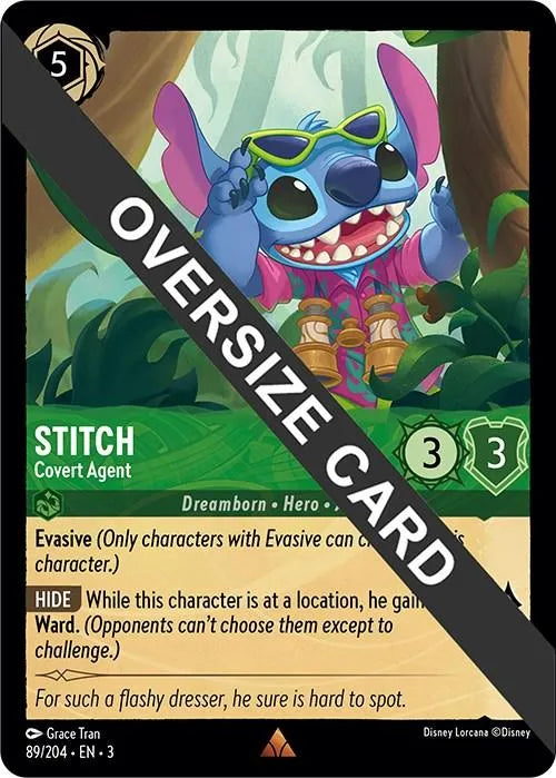 Stitch - Covert Agent (Oversized) (89//204) [Into the Inklands] - Emmett's ToyStop