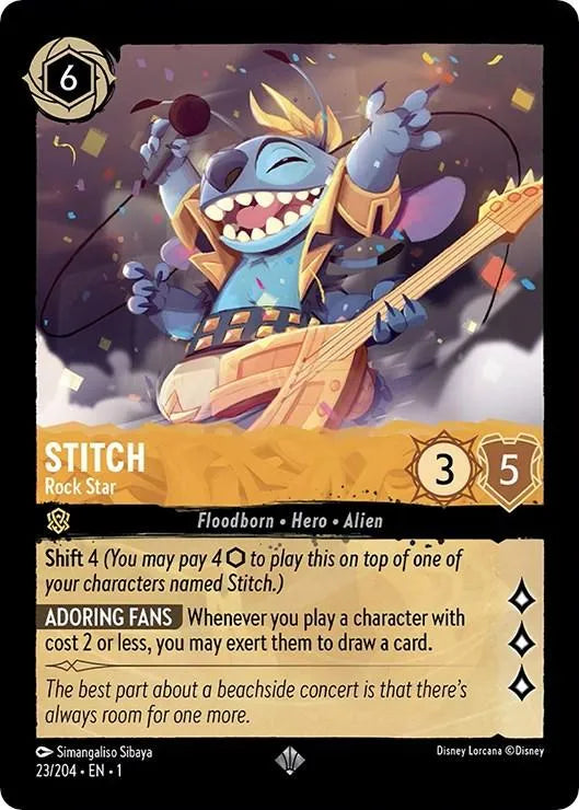 Stitch - Rock Star (23/204) [The First Chapter] - Emmett's ToyStop