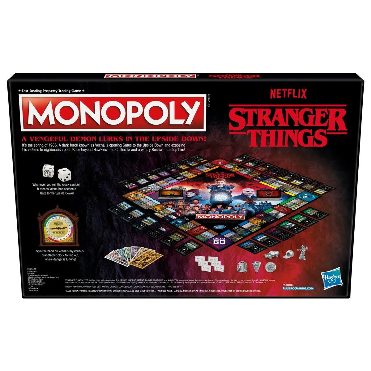 Stranger Things 4 Edition Monopoly Game - Emmett's ToyStop