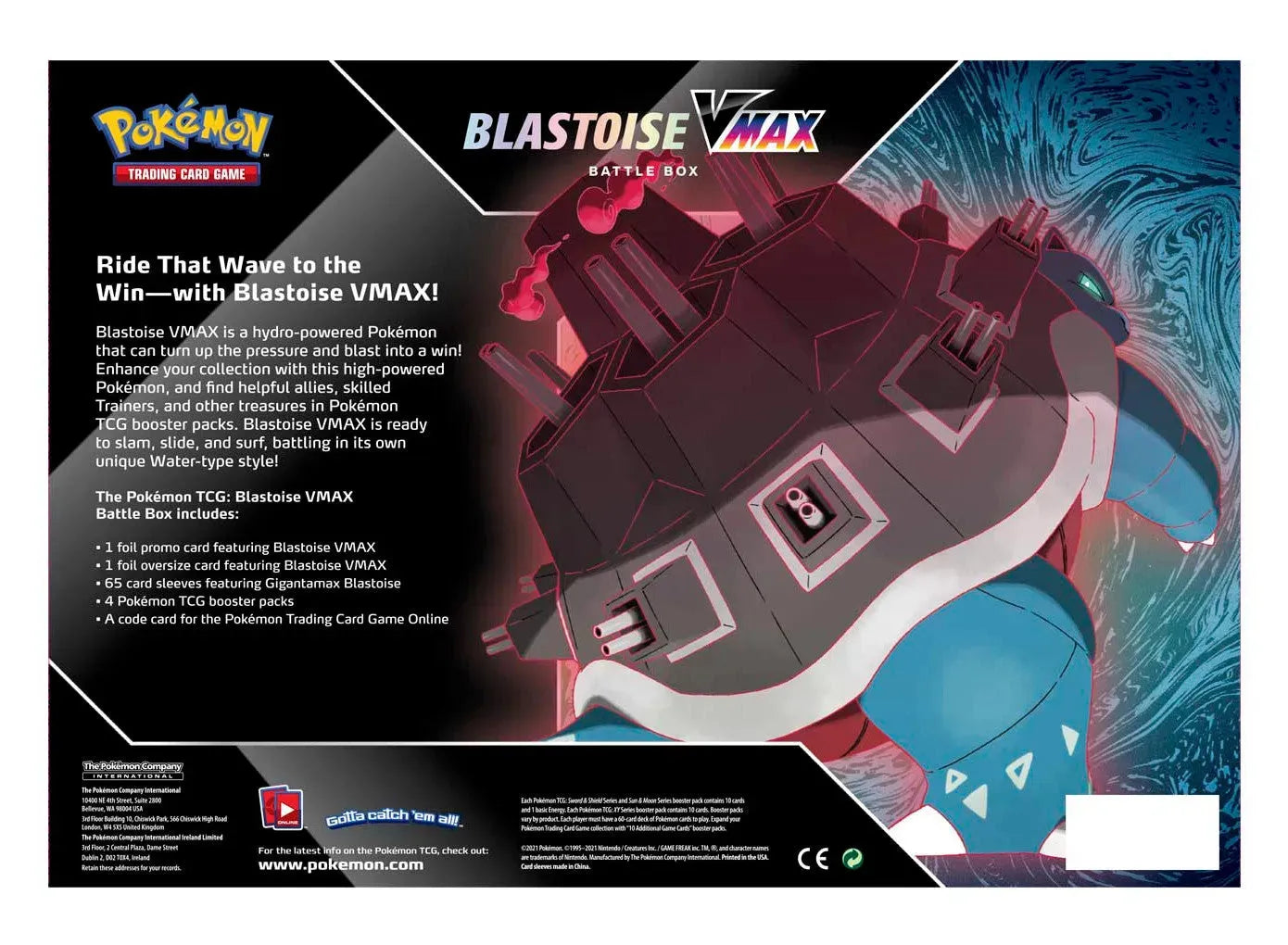 Sword & Shield: Battle Styles - Battle Box (Blastoise VMAX) - Emmett's ToyStop