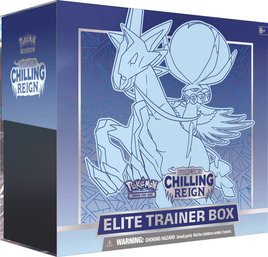 Sword & Shield: Chilling Reign - Elite Trainer Box (Ice Rider Calyrex) - Emmett's ToyStop