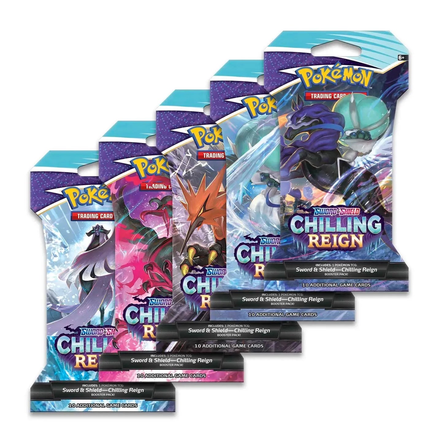 Sword & Shield: Chilling Reign - Sleeved Booster Pack - Emmett's ToyStop