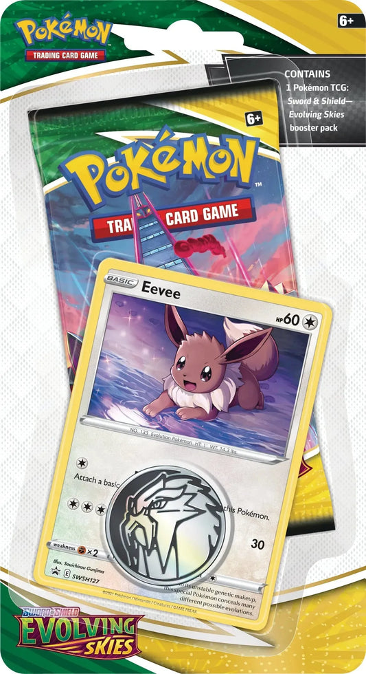 Sword & Shield: Evolving Skies - Single Pack Blister (Eevee) - Emmett's ToyStop