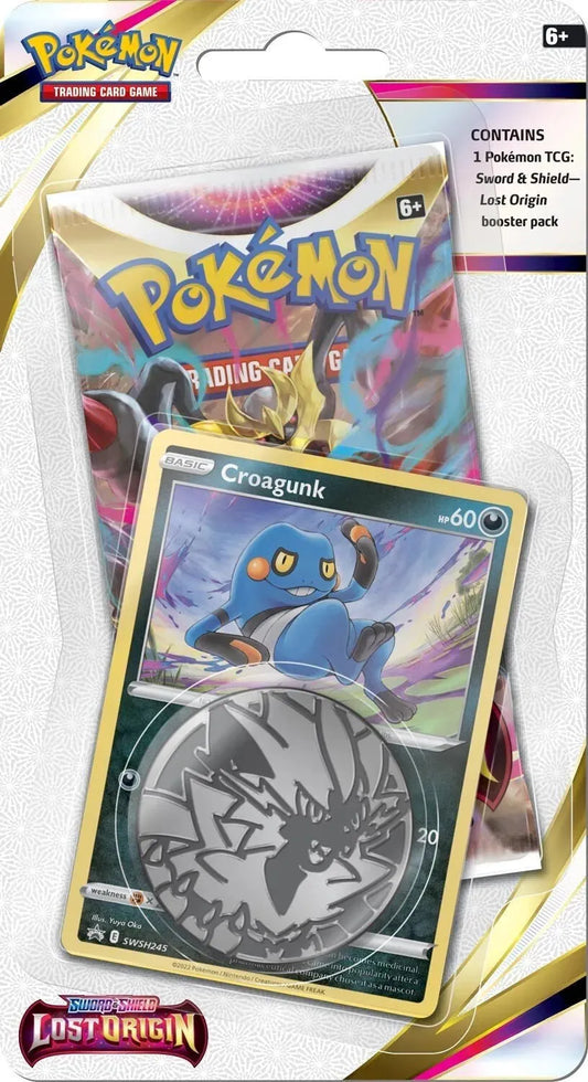 Sword & Shield: Lost Origin - Single Pack Blister (Croagunk) - Emmett's ToyStop
