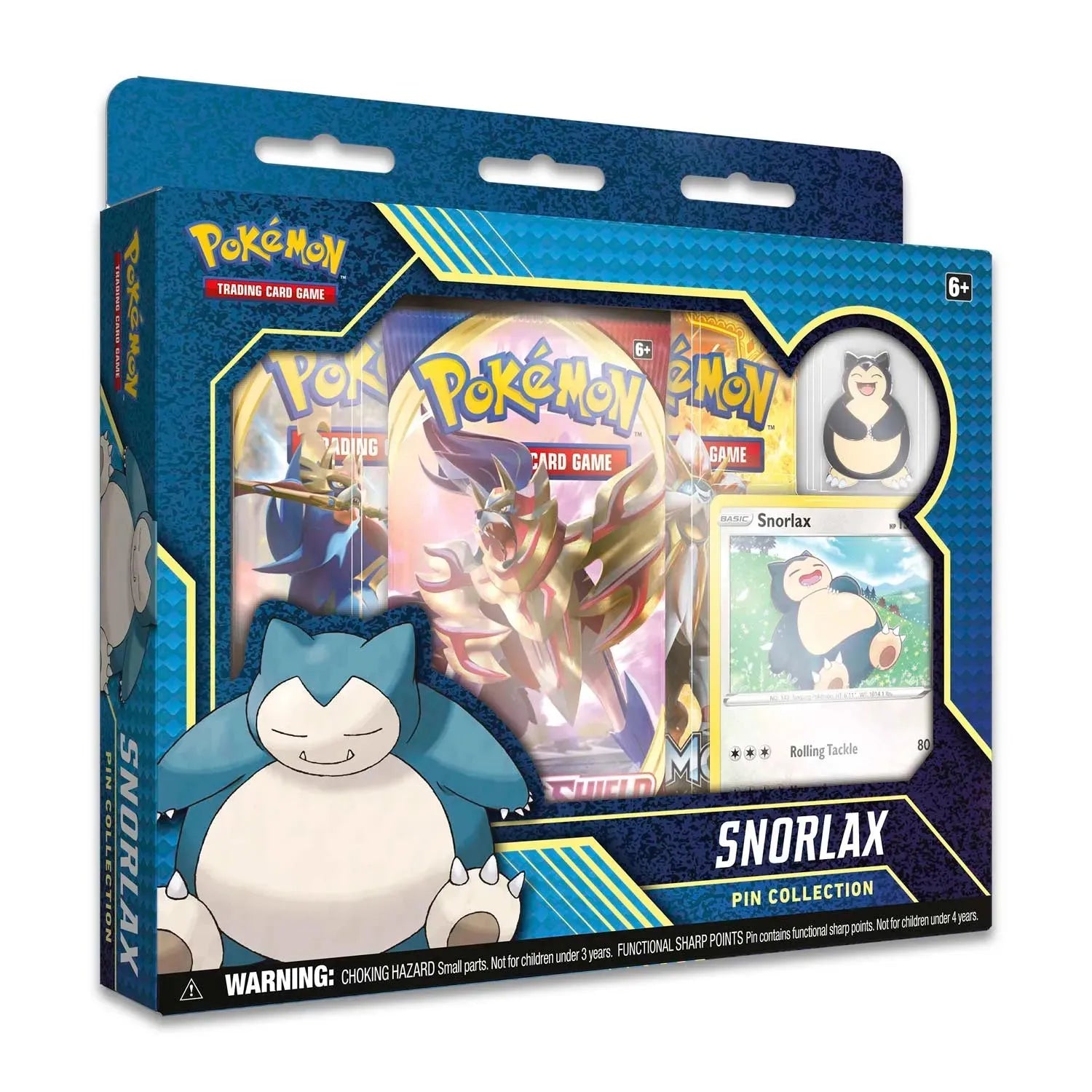 Sword & Shield - Pin Collection (Snorlax) - Emmett's ToyStop