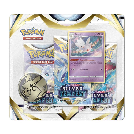 Sword & Shield: Silver Tempest - 3-Pack Blisters (Togetic) - Emmett's ToyStop