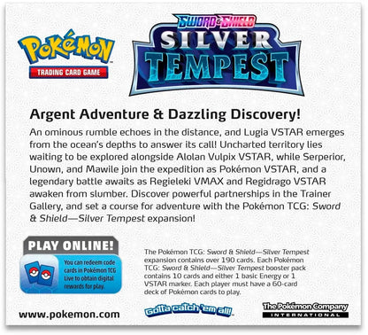 Sword & Shield: Silver Tempest - Booster Box - Emmett's ToyStop