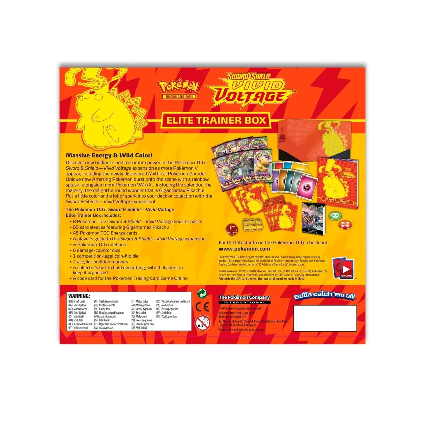 Sword & Shield: Vivid Voltage - Elite Trainer Box - Emmett's ToyStop