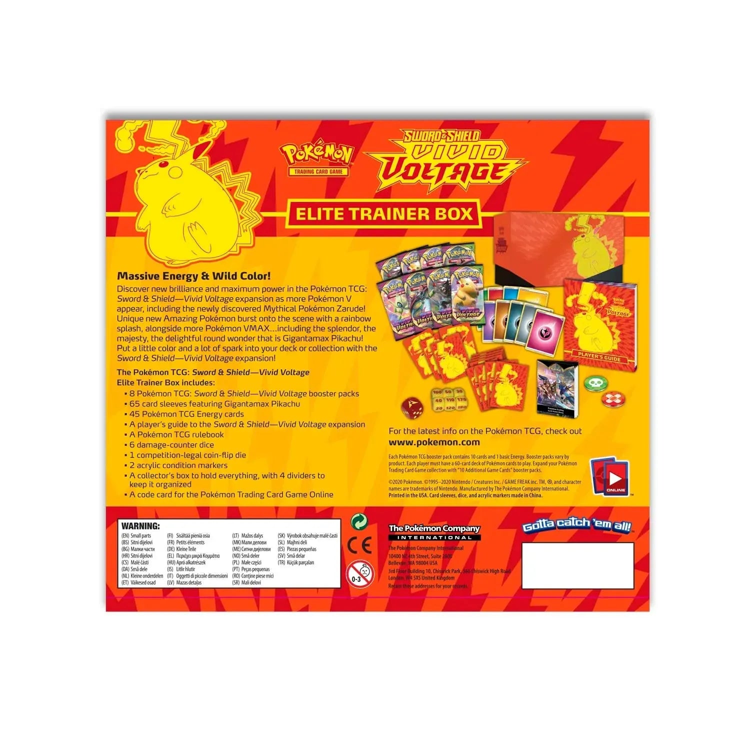 Sword & Shield: Vivid Voltage - Elite Trainer Box - Emmett's ToyStop