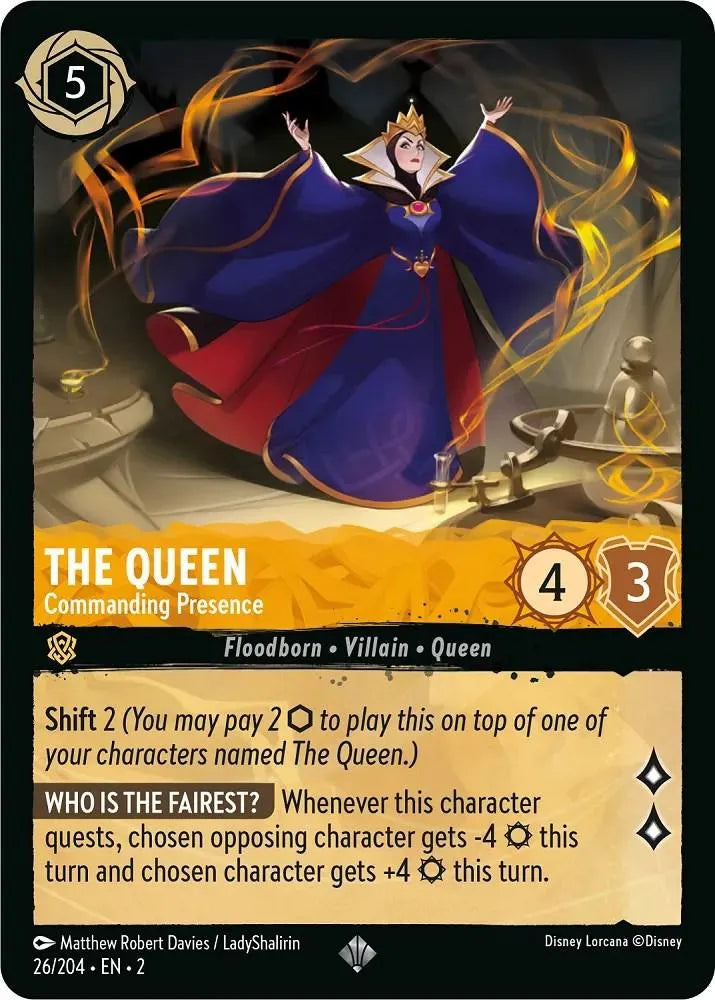 The Queen - Commanding Presence (26/204) [Rise of the Floodborn] - Emmett's ToyStop