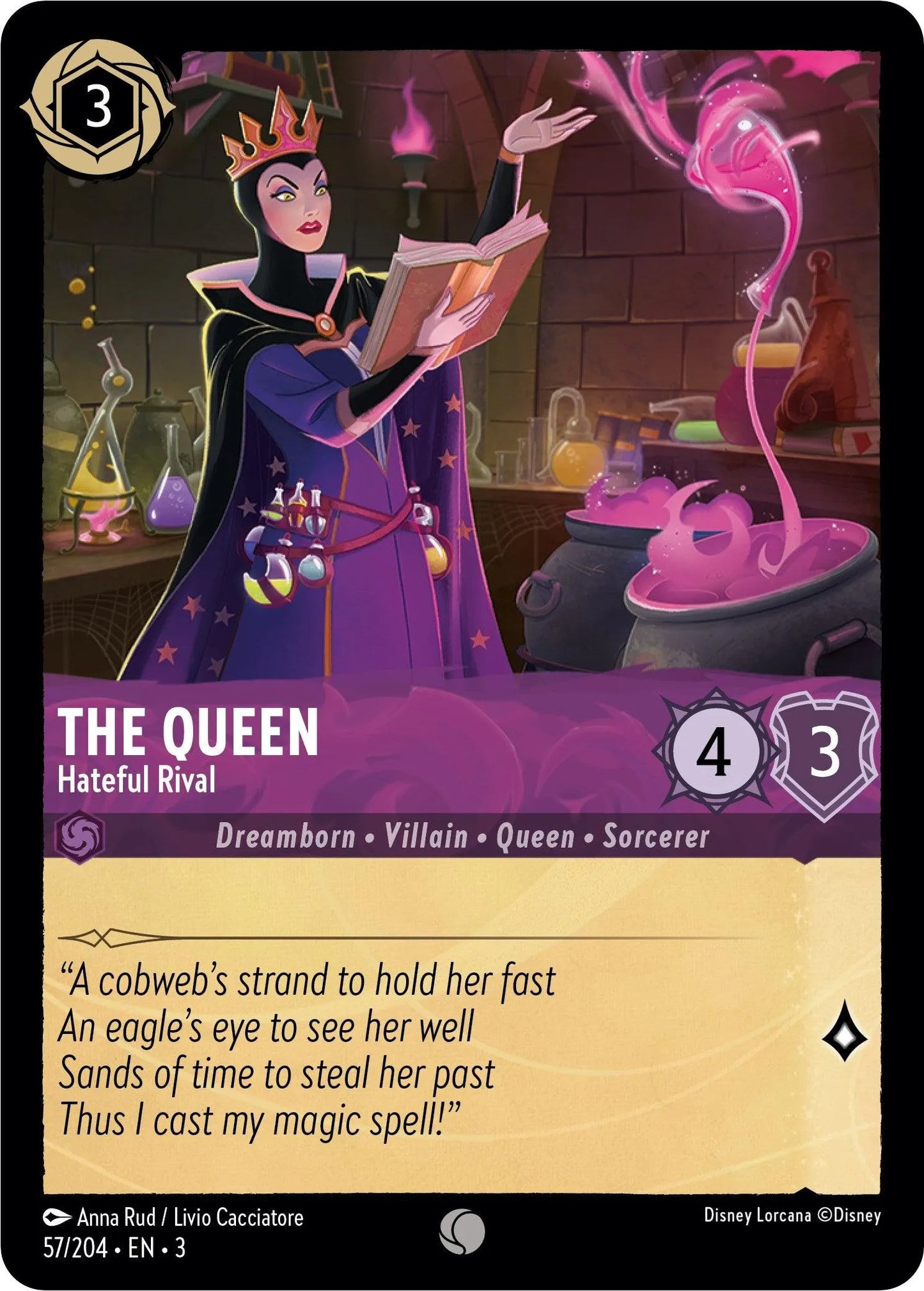 The Queen - Hateful Rival (57/204) [Into the Inklands] - Emmett's ToyStop