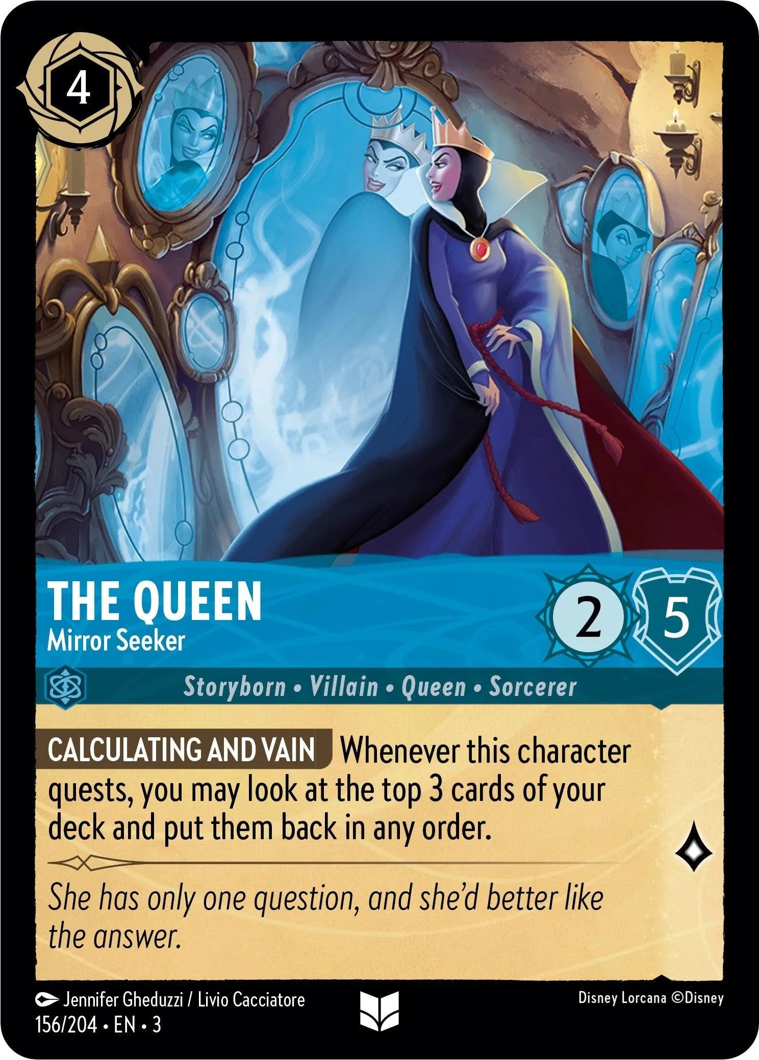 The Queen - Mirror Seeker (156/204) [Into the Inklands] - Emmett's ToyStop