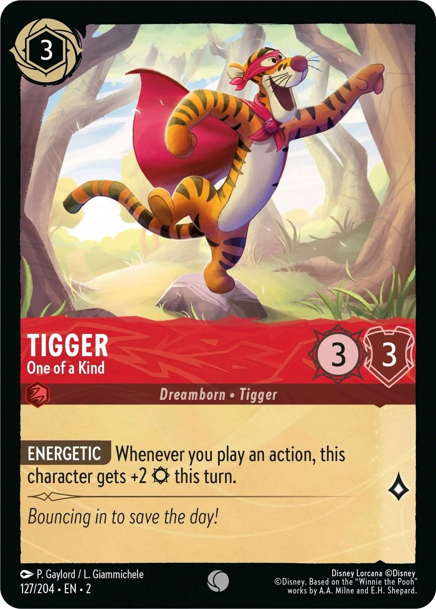 Tigger - One of a Kind (127/204) [Rise of the Floodborn] - Emmett's ToyStop