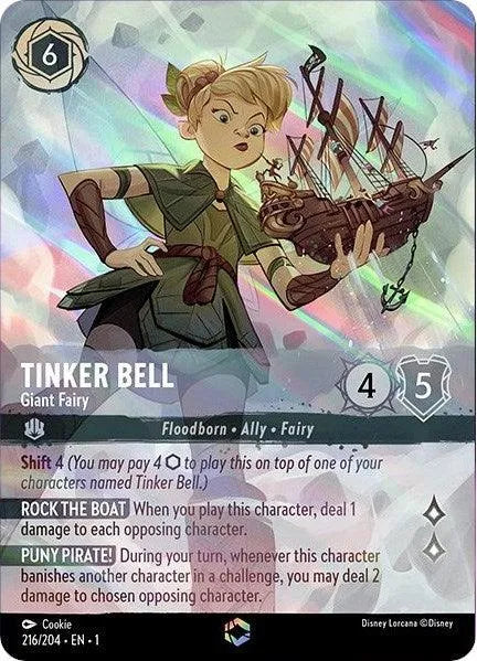 Tinker Bell - Giant Fairy (Alternate Art) (216/204) [The First Chapter] - Emmett's ToyStop