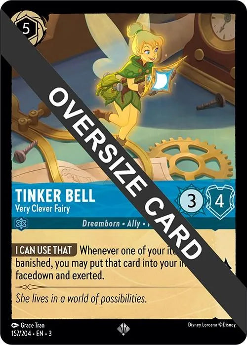 Tinker Bell - Very Clever Fairy (Oversized) (157/204) [Into the Inklands] - Emmett's ToyStop