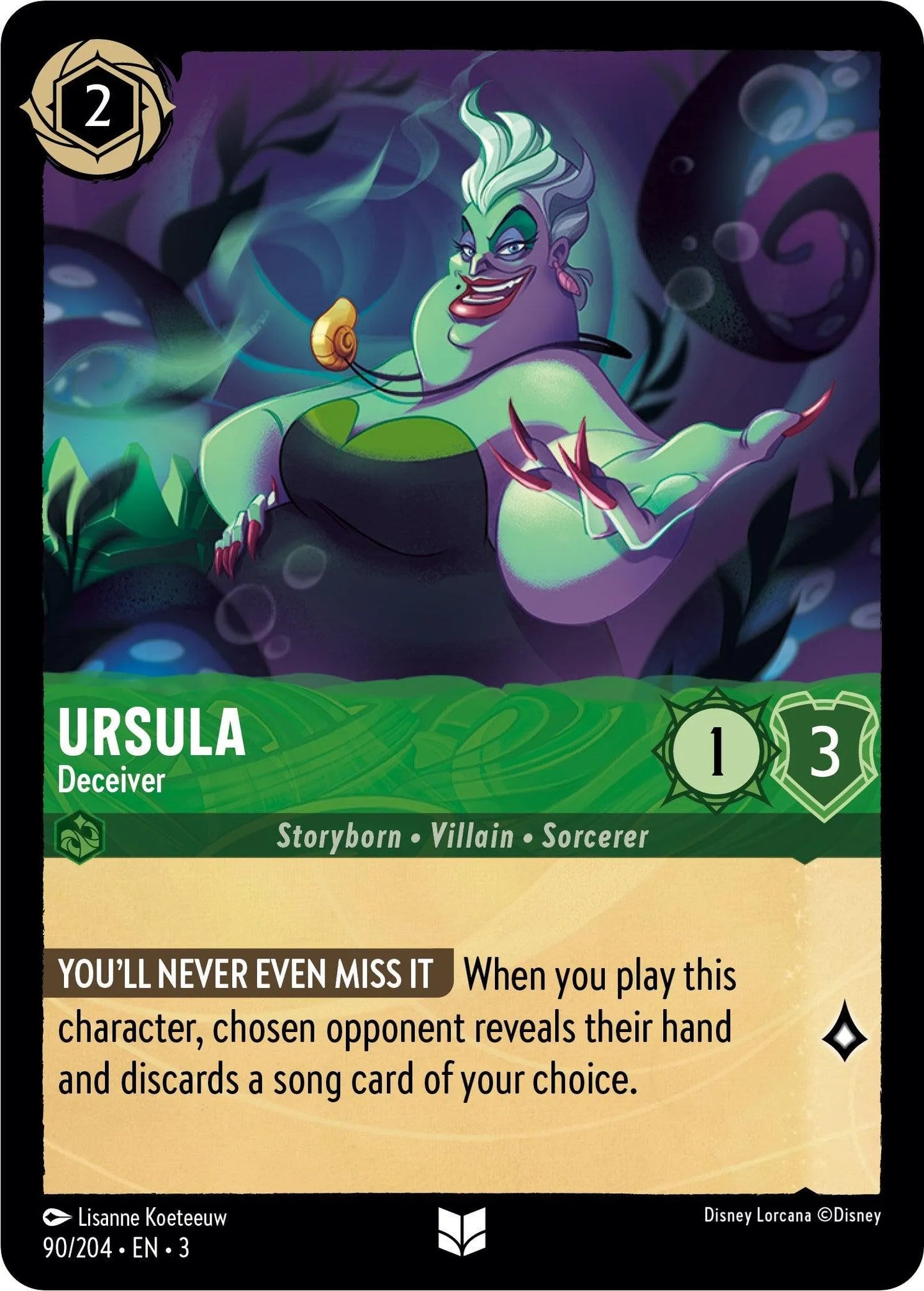 Ursula - Deceiver (90/204) [Into the Inklands] - Emmett's ToyStop