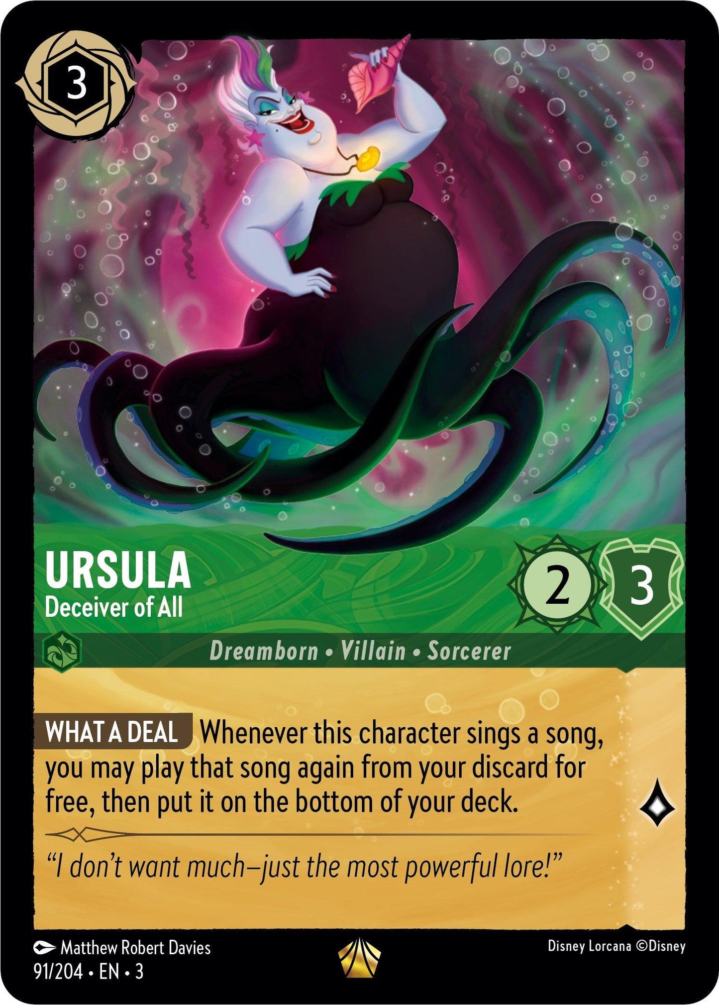 Ursula - Deceiver of All (91/204) [Into the Inklands] - Emmett's ToyStop