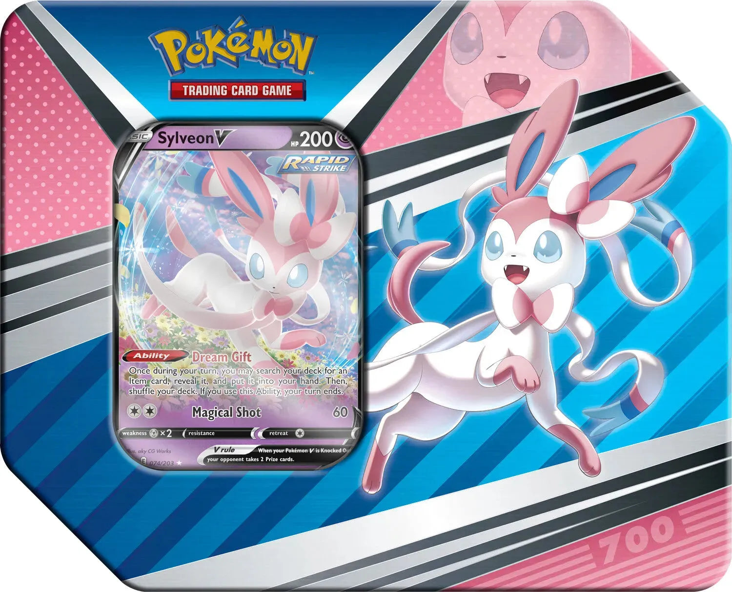 V Heroes Tin (Sylveon V) - Emmett's ToyStop