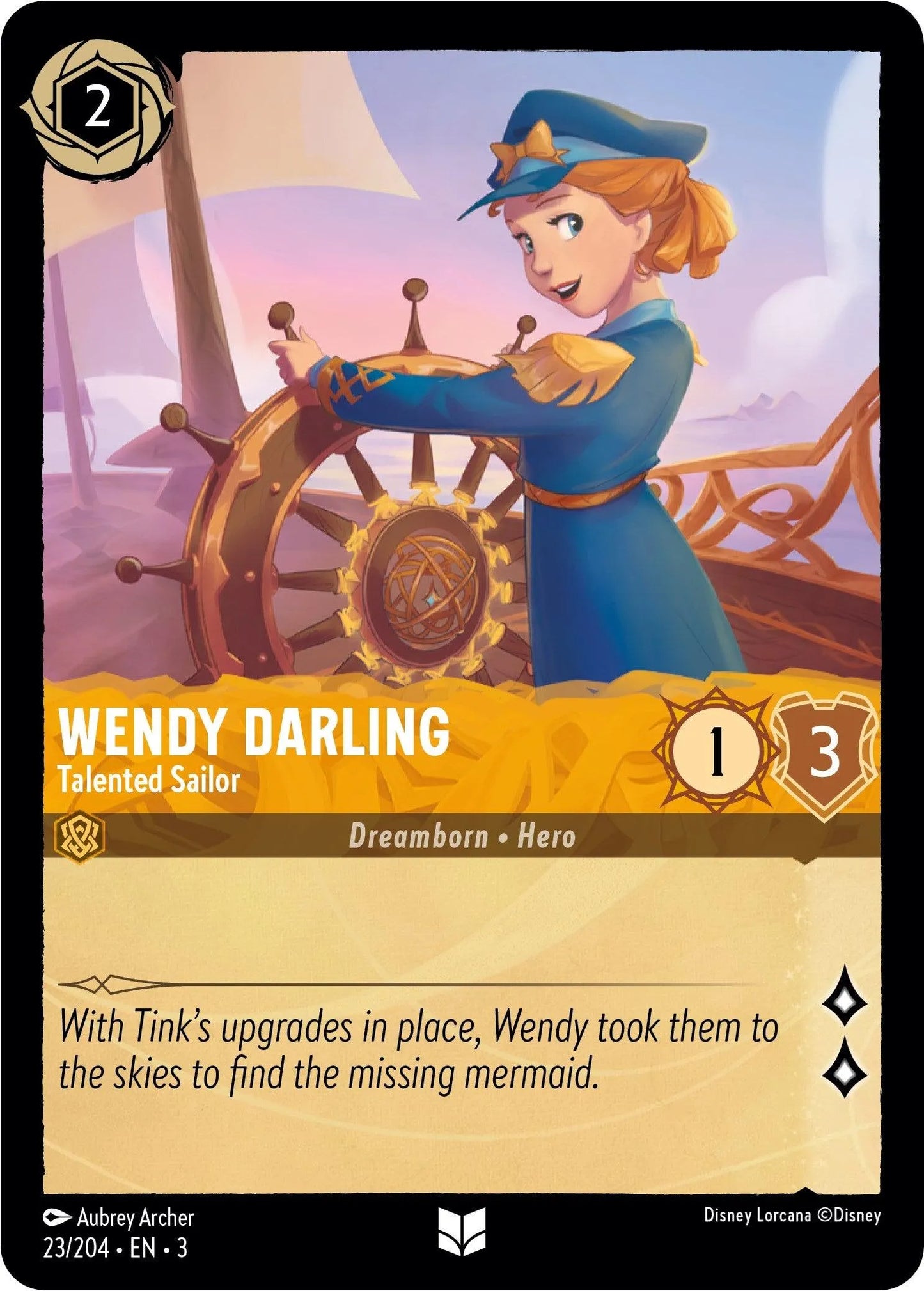 Wendy Darling - Talented Sailor (23/204) [Into the Inklands] - Emmett's ToyStop