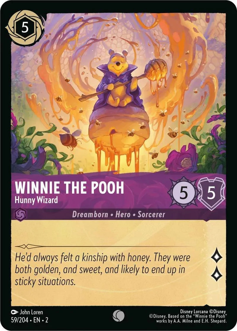 Winnie the Pooh - Hunny Wizard (59/204) [Rise of the Floodborn] - Emmett's ToyStop