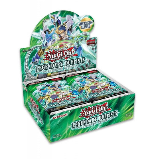 Yu-Gi-Oh! Legendary Duelist Synchro Storm Booster Box - 1st Edition - Emmett's ToyStop